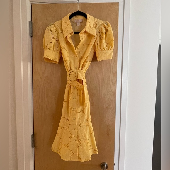 Rachel Parcell Cotton Eyelet Shirtdress sz Small - Picture 4 of 7